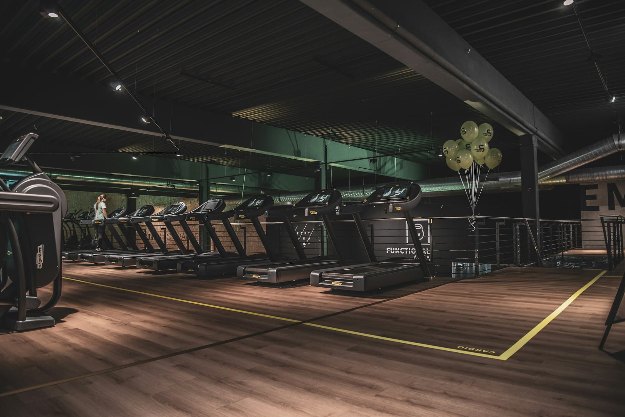 Gym training space