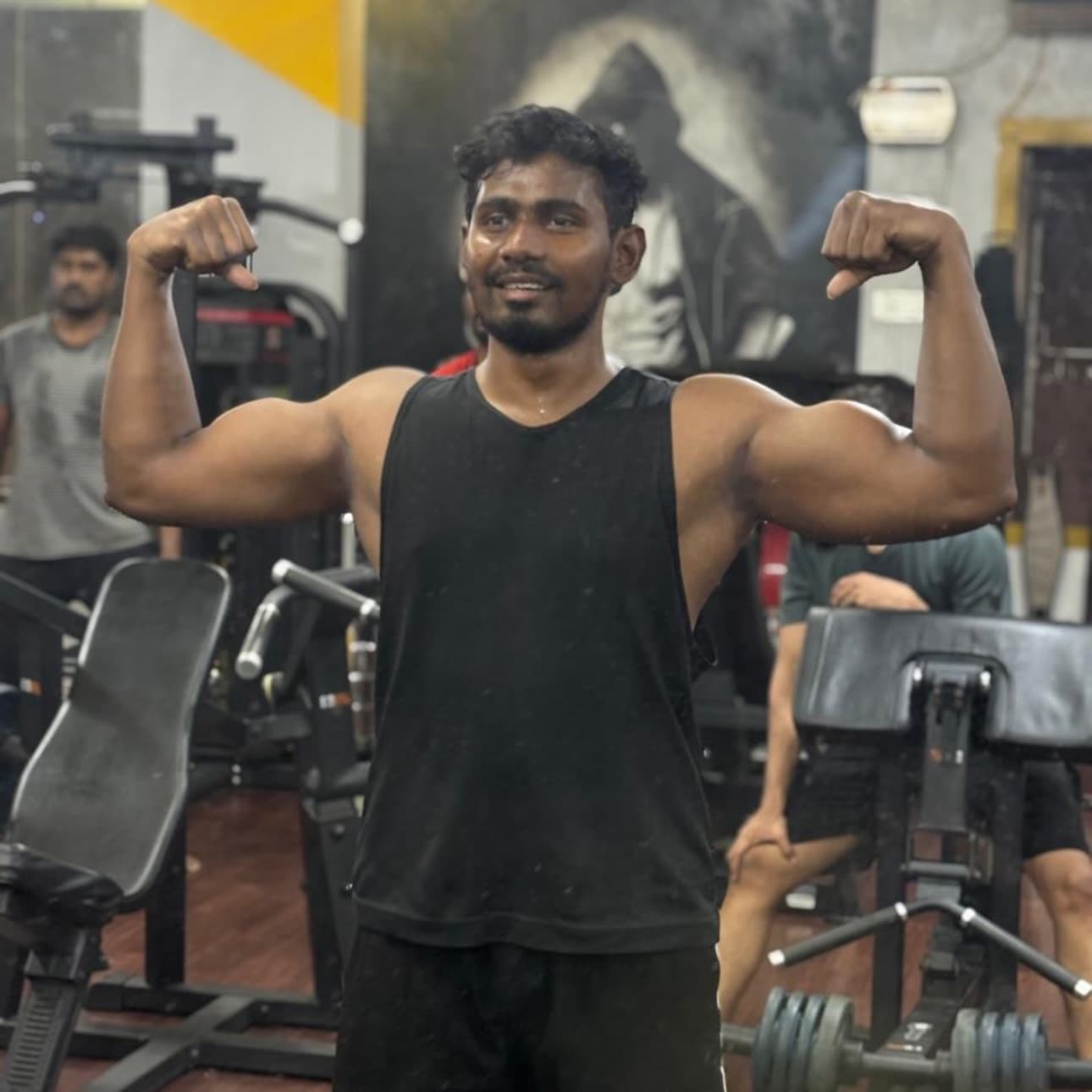 AVX client flexing after training